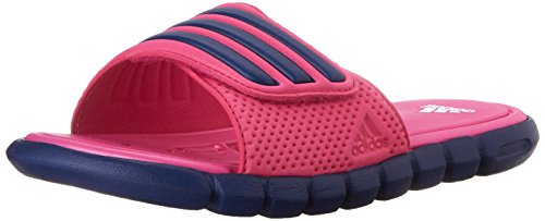 adidas Performance Adilight SC XJ Slide Sandal (Little Kid/Big Kid),Pink/Raw Purple/White,6 M US Big Kid