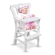 Melissa & Doug Deluxe Wooden Doll High Chair