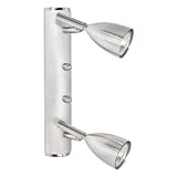 IMAGE OF Eglo 88362A Halva-1, Chrome, 2-Light Track Light Fixture