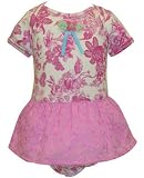 : Baby Lulu Lavender Meadow Skirted Onesy