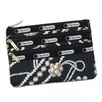 (レスポートサック) LeSportsac 7158 3-ZIP Cosmetic D037 CHARLESTON チャールストン