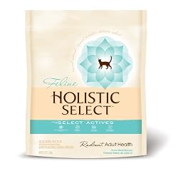 Holistic Select Feline Radiant Adult Health Duck Meal Recipe Dry Cat Food, 3-Pound Bag