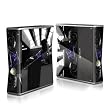 Z33 Dark Design Protector Skin Decal Sticker for Xbox 360 S Game Console Full Body