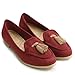 Ollio Women's Ballet Shoe Tassel Faux-Suede Cute Flat