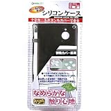 Amazon：携帯　Dsi用キーカバータイプシリコンケース クリアブラック