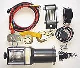 Dayton 1DMP3 Winch, Electric, 12VDC, 1500 Lb Cap