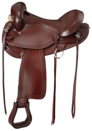Hornless Comfort Gaited Trail Saddle