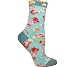 Ozone Women's Walk On Roses Cotton Socks