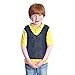 Fun and Function – Pressure Mesh Vest for Kids & Teens – Compression Vest for Kids with Sensory Issues – Navy Blue – Medium