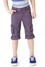Pure Cotton Adjustable Waist Lightweight Cargo Trousers