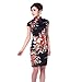 YueLian Women's Chinese Evening Cheongsam Short Qipao Dress