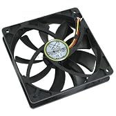 サイズ 風12 小軸&大型ブレード12cmファン、25mm厚1200rpm 静音 SY1225SL12M