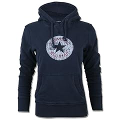 CONVERSE Damen Designer Hoody Jacke - VINTAGE PATCH -