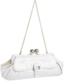 SR Squared By Sondra Roberts Patent Ball Clasp Clutch