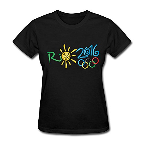 Women's 2016 Summer Olympics Rio de Janeiro T-shirt Black