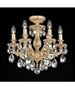 Schonbek Worldwide 5656-84S 6 Light Milano Semi Flush Ceiling