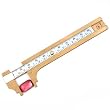Brass Sliding Millimeter Gauge Tool Gem Bead Size 100mm