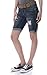 WallFlower Juniors Belted Rolled Cuff Denim Bermuda Shorts