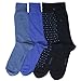 Calvin Klein Men's Casual Dot Crew Socks- 4 Pack