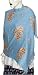 Stoles Wool with Flower Embroidery 80 x 27 inches (esrf036)