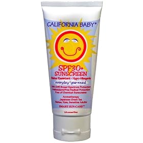California Baby SPF 30  Everyday Year Round Sunscreen Lotion   2.9 oz