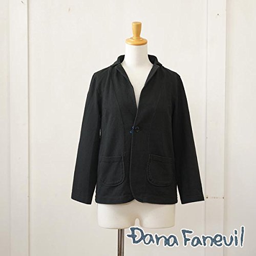 (ダナファヌル) DANA FANEUILミニテーラードカラー　コットン長袖ジャケット　アウター