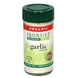 Frontier Organic Garlic Powder, 2.33-Ounce Container (Pack of 4)