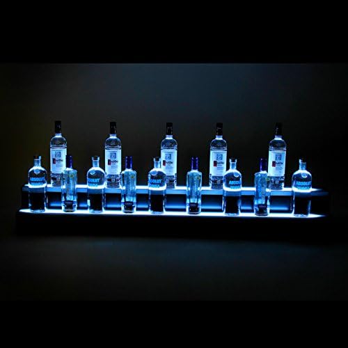2 Step Liquor Bottle Tier | LED Shelf Tier | Bottle Display | Bar Shelves (2ft)