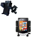 Bike Handlebar Holder Mount System for the LG EGO Wi-Fi - Gomadic Brand