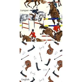 Jumper Horse Twin Sheet Set