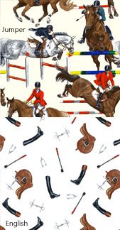 Jumper Horse Twin Sheet Set