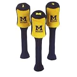 Michigan Wolverines Set of 3 Headcovers