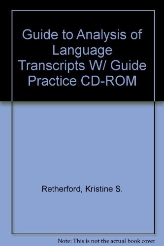 Guide to Analysis of Language Transcript by Kristine S. Retherford (2000-12-31)