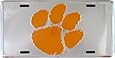 Clemson University NCAA Chrome License Plate