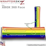Rainbow Stripes Skin by WraptorSkinz TM fits Original XBOX 360 Factory Face ....