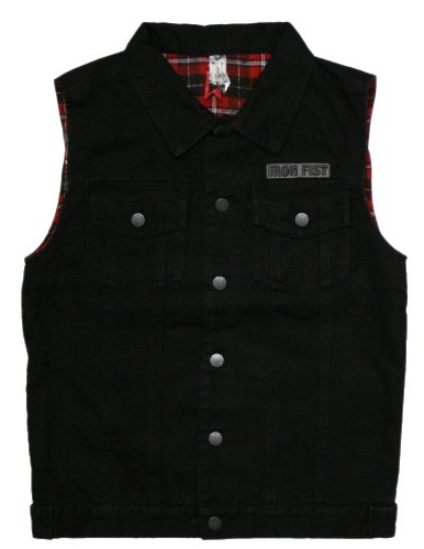  Iron Fist - Rollin Cobras Mens Sleeveless Jacket in Black