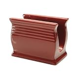 Glazed Pottery Napkin Holder - Red 