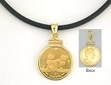 14K 2003 Balinese Cat Coin Pendant