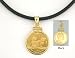 14K 2003 Balinese Cat Coin Pendant