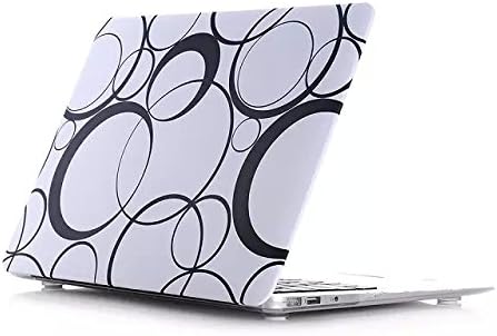 Archie Benson Macbook Air 13 Case, Hard Case Print Frosted for MacBook Air 13 inch - Geometric Pattern Bubble Pattern PVC Laptop Rubber Coated Hard Shell Case Cover (Model Number A1369, A1466)