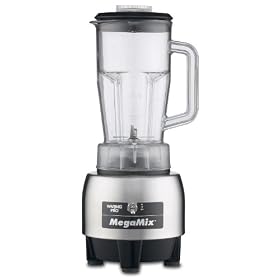 Click here to buy Waring HPB300 MegaMix Commercial Blender, Brushed Steel .