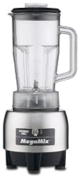 Waring HPB300 MegaMix Commercial Blender, Brushed Steel