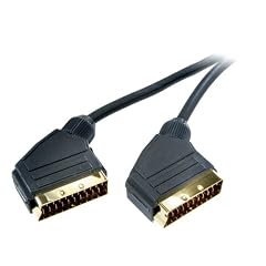 Vivanco Audio-/Videokabel, Scartstecker <-> Scartstecker, vollverschaltet, vergoldete Kontakte, 3m