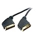 Vivanco Audio-/Videokabel, Scartstecker <-> Scartstecker, vollverschaltet, vergoldete Kontakte, 3m