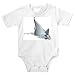 Onesie with manta, water, fish, ray, birostris