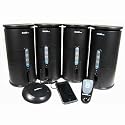 Cables Unlimited Audio Unlimited SPK-VELO-4KIT Premium 900Mhz Wireless Indoor/Outdoor 4 Speaker System (Black)