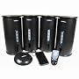 Cables Unlimited Audio Unlimited SPK-VELO-4KIT Premium 900Mhz Wireless Indoor/Outdoor 4 Speaker System (Black)