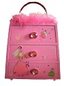 Prinzessin Kommode Little Princess, Schmuckkasten aus Holz mit 3 Schiebern, mit Tragegriff, Schmuck-Schatulle, Schmuckkästchen
