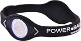 パワーバランス(POWER BALANCE)シリコン ブレスレット ブラック/ホワイト PB-BW-S [並行輸入品]