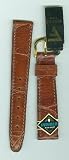 Genuine TIMEX Mens Brown Calfskin Leather Strap, wide end-piece 18mm, width 17mm, length 7in